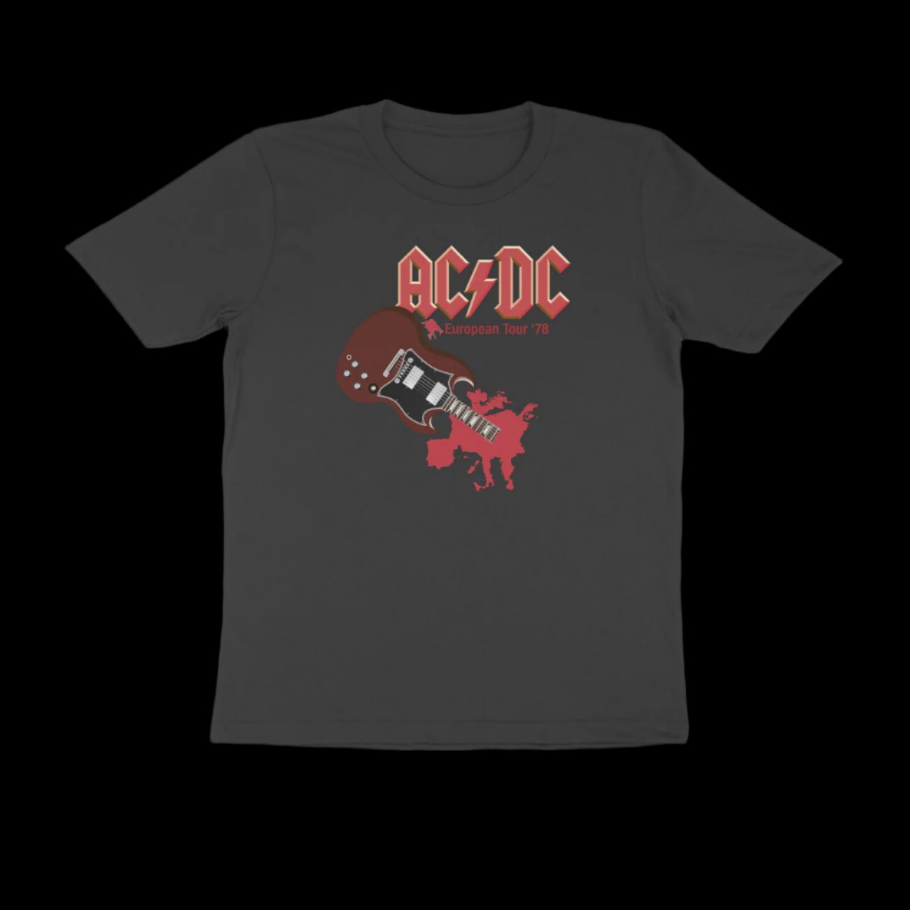 AC/DC - If You Want Blood - Charcoal Grey - Front