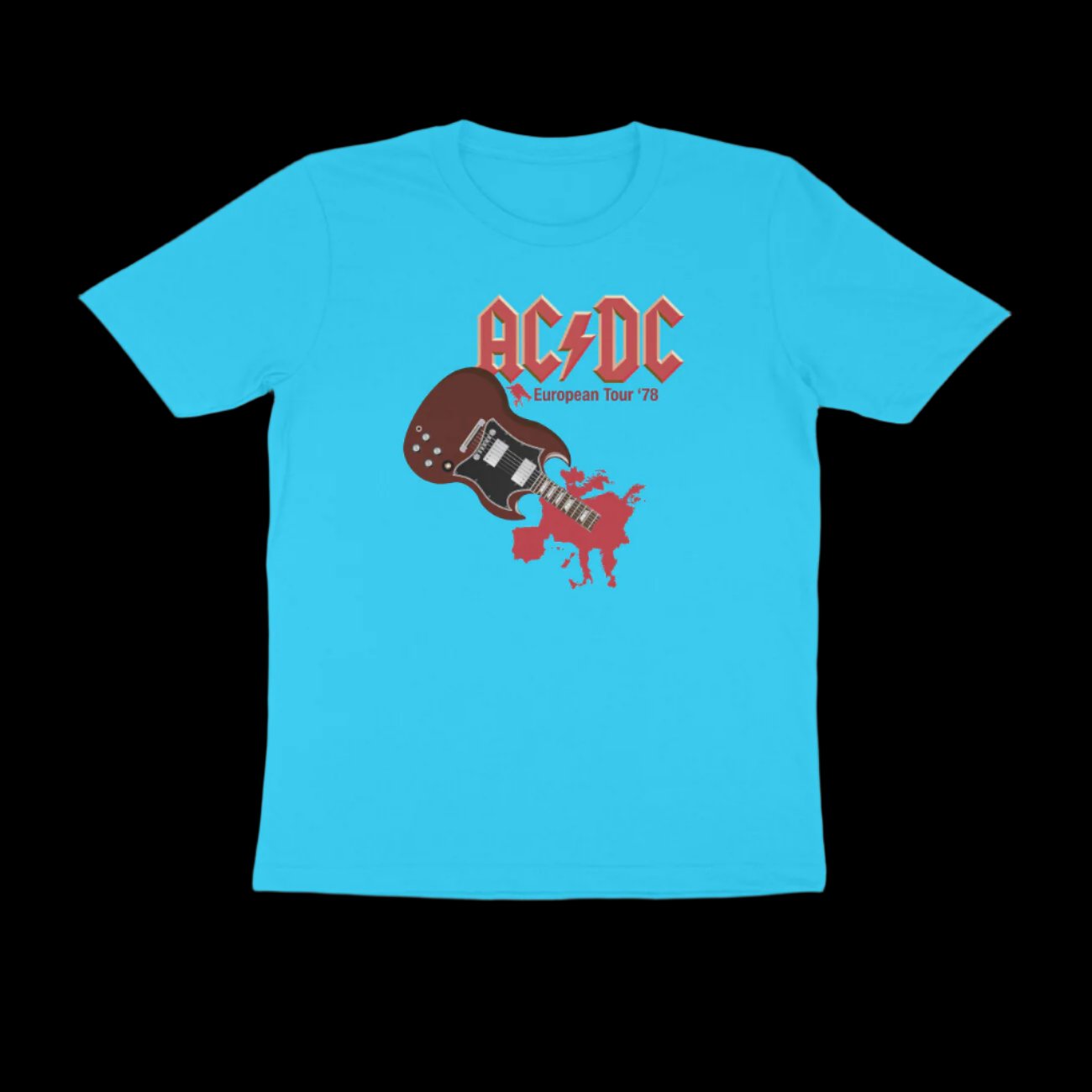 AC/DC - If You Want Blood - Sky Blue - Front